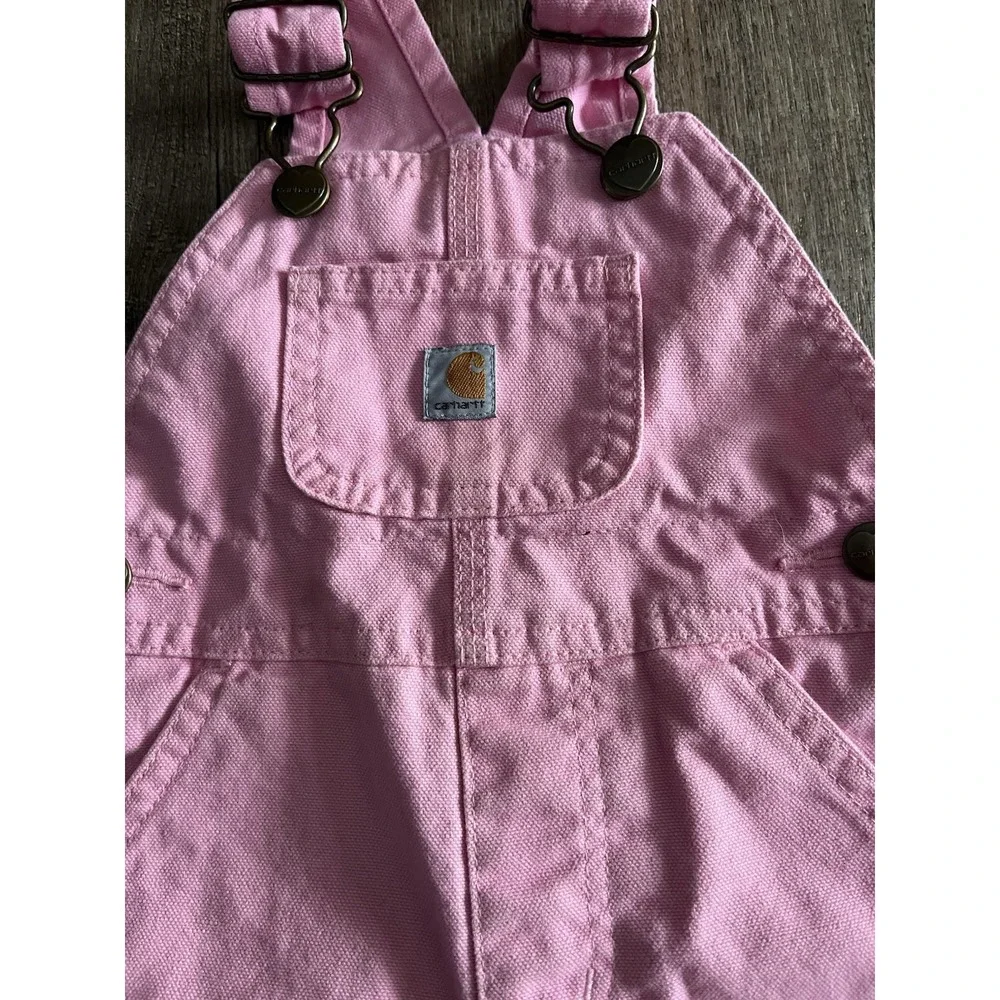Carhartt Bibs Girls Size 12 Months Lined